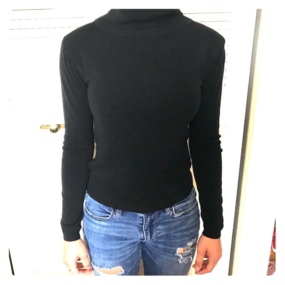 Black turtleneck